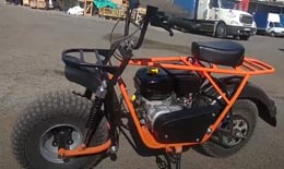 МОТОЦИКЛ СКАУТ САФАРИ 3-7 BIGFOOT (ПЕРЕДНЯЯ ПОДВЕСКА + 2 ЗАД. АМОРТ., 7,0 Л.С., РЕДУКТОР)