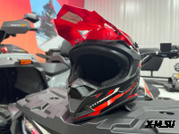 Шлем кроссовый HETOSHI AD3-12 цв. Черно-красный  р. M