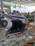 Шлем кроссовый HETOSHI RED BULL XD1-86 цв. Бело-фиолетовый р. L 