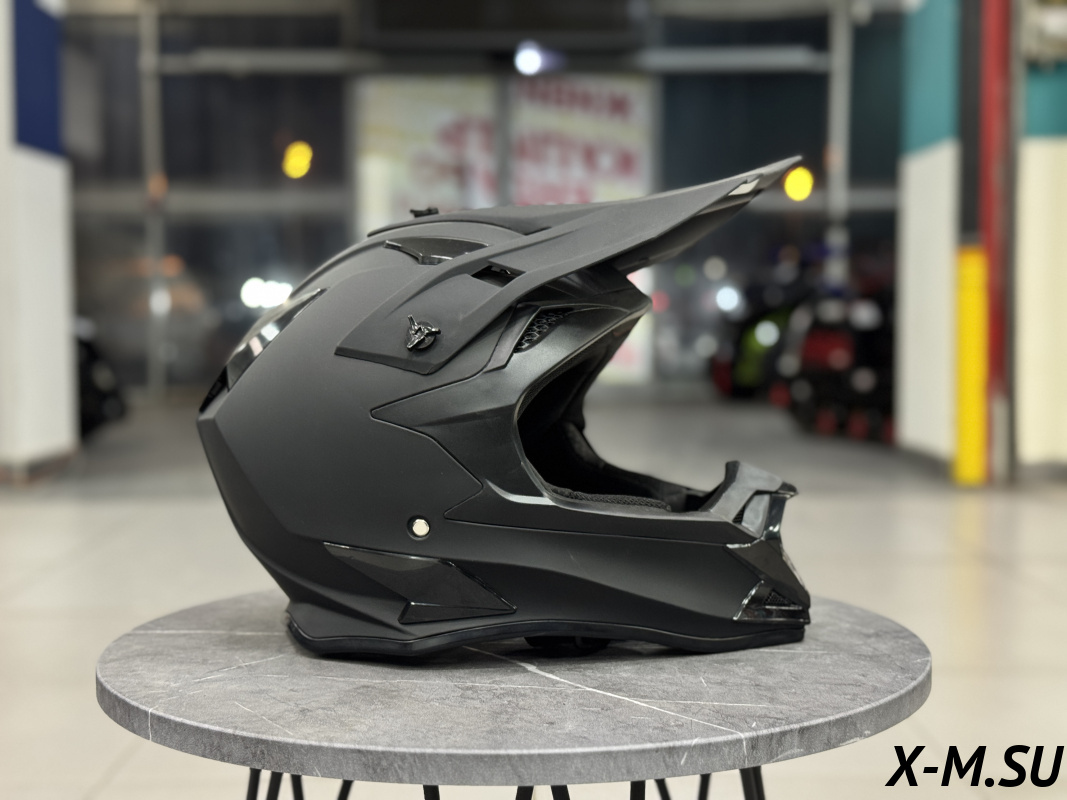 Шлем кроссовый HETOSHI XD1-50 цв. Черный матовый р. XL 