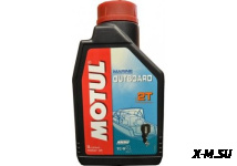 Масло моторное MOTUL Outboard  2T 1л НЕ МАРК