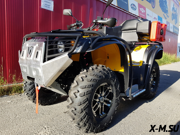 Защита бампера и радиатора Stels ATV 600 Leopard (с кенгурином)