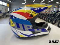 Шлем кроссовый HETOSHI UFD XD1-43 цв. Бело-сине-красно-желтый р. L 