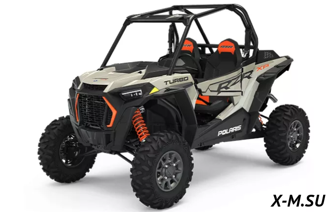 Мотовездеход POLARIS RZR XP Turbo - Sand Metallic (US Spec) (2021)