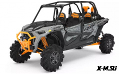 Мотовездеход POLARIS RZR XP 4 1000 HIGH LIFTER  - Ghost Gray (2021)