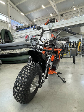 Мотоцикл СКАУТ САФАРИ ПЛЮС 3L-8Е+ BIGFOOT(ФАРА, ЭЛ.СТ.перед и зад подвес. KP230 -8+ л.с.,седло Альфа