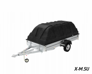 Прицеп Универсал 111345 Евро с крышкой &quot;Jaxal&quot; (комплектация полная)