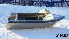 Алюминиевая моторная лодка Тактика-390