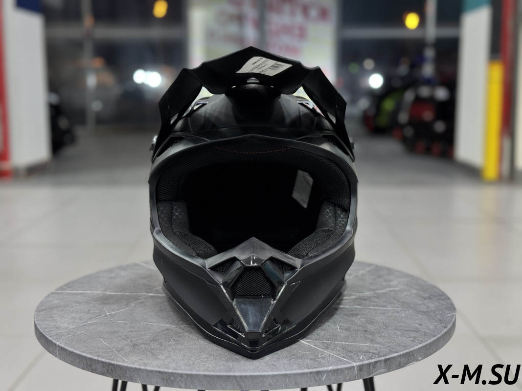 Шлем кроссовый HETOSHI XD1-50 цв. Черный матовый р. XL 