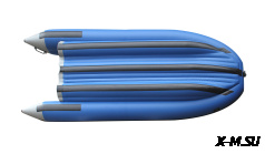 Лодка надувная SKAT TRITON 400NDFi с интегрированным фальшбортом