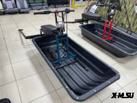 Модуль толкач IKUDZO TERRAIN  (600 гусеница, усилен, с подогревом ручек) Цв. Черно-синий