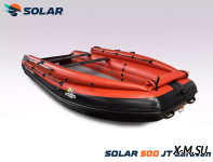 Лодка надувная моторная solar-500 caravan jet tunnel (expedition)