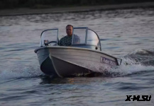 Алюминиевая моторная лодка Wyatboat-390 DCM