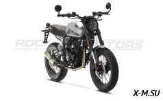 Мотоцикл дорожный ROCKOT SCRAMBLER (серый)
