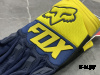 Перчатки взрослые FOX XD2-1 цв. Сине-желтый  р. L