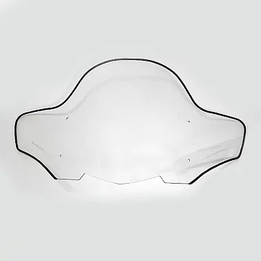 Стекло ветровое ,высокое для снегохода Yamaha Phazer GT (высота 54см, толщина 2мм, ПЭТг)